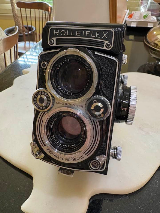 Vintage Rolleiflex 3.5 E/3 TLR Medium Format Film Camera