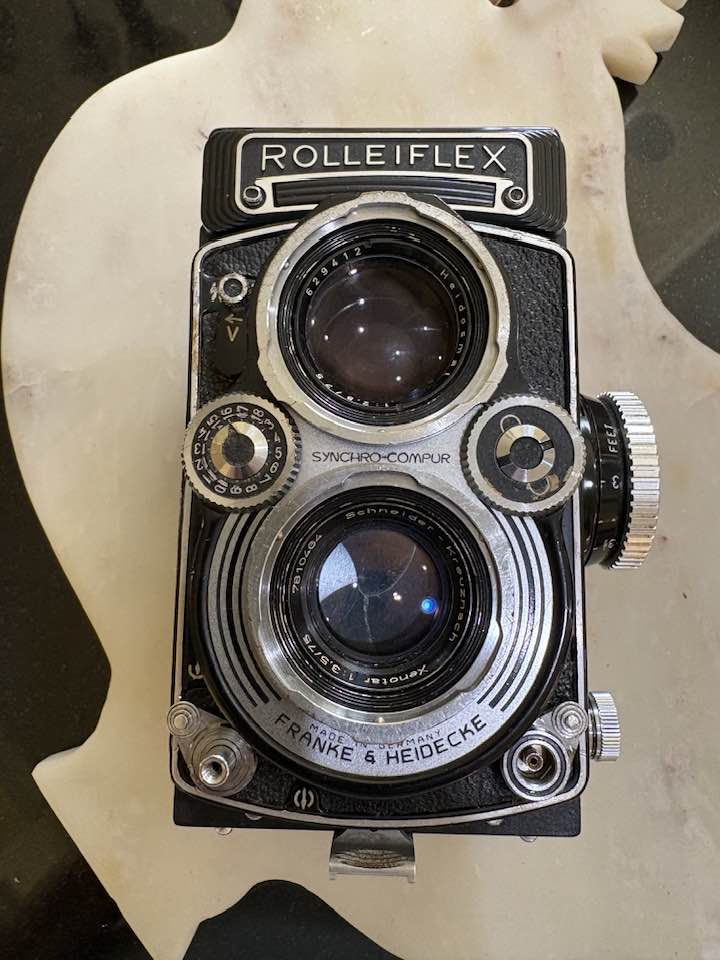 Vintage Rolleiflex 3.5 E/3 TLR Medium Format Film Camera